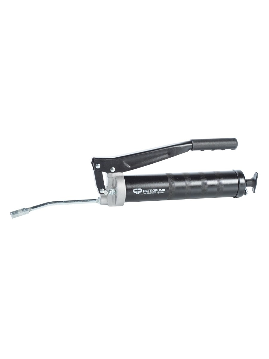 Двухплунжерный шприц для смазки, 413 бар, 1/8″ BSPT, жесткая трубка с 4-х лепестковой насадкой